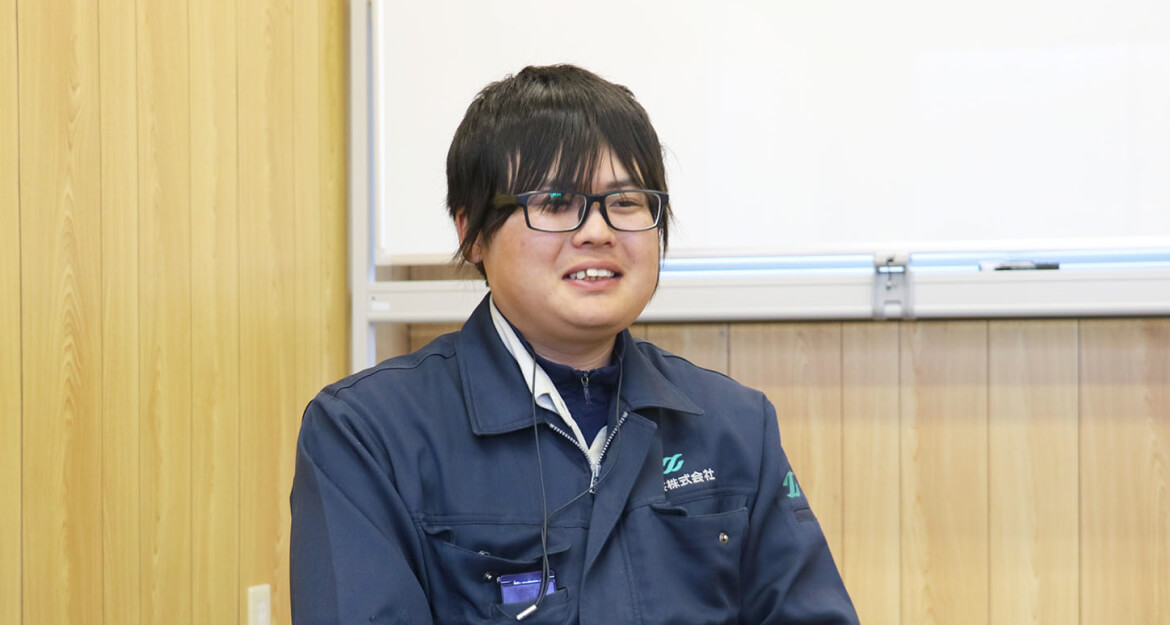 先輩の声 土木部 土木課/現場管理 後藤 知尋