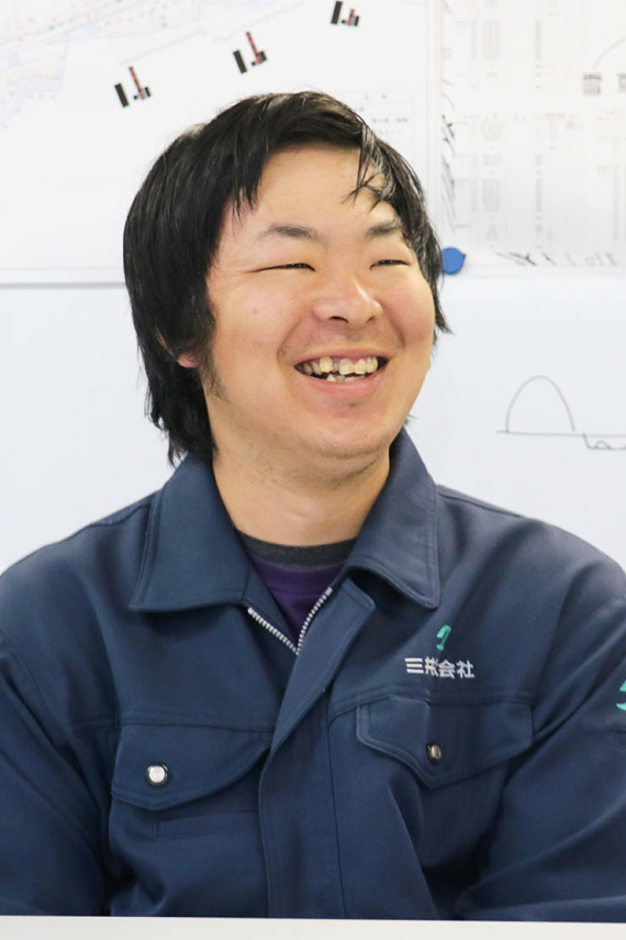 先輩の声 土木部 土木課/現場管理 大滝 輝