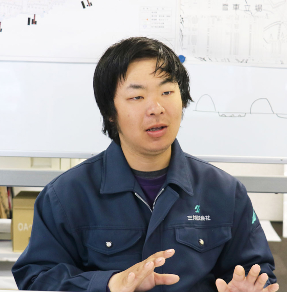 先輩の声 土木部 土木課/現場管理 大滝 輝